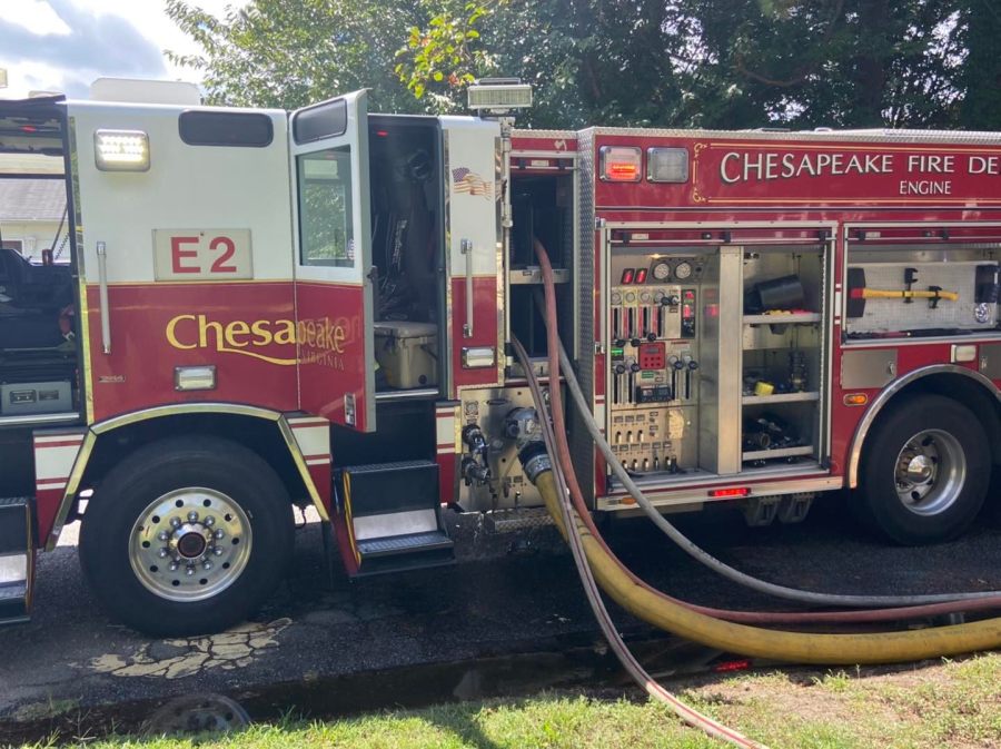 200 block of Centerville Turnpike North closed due to active fire