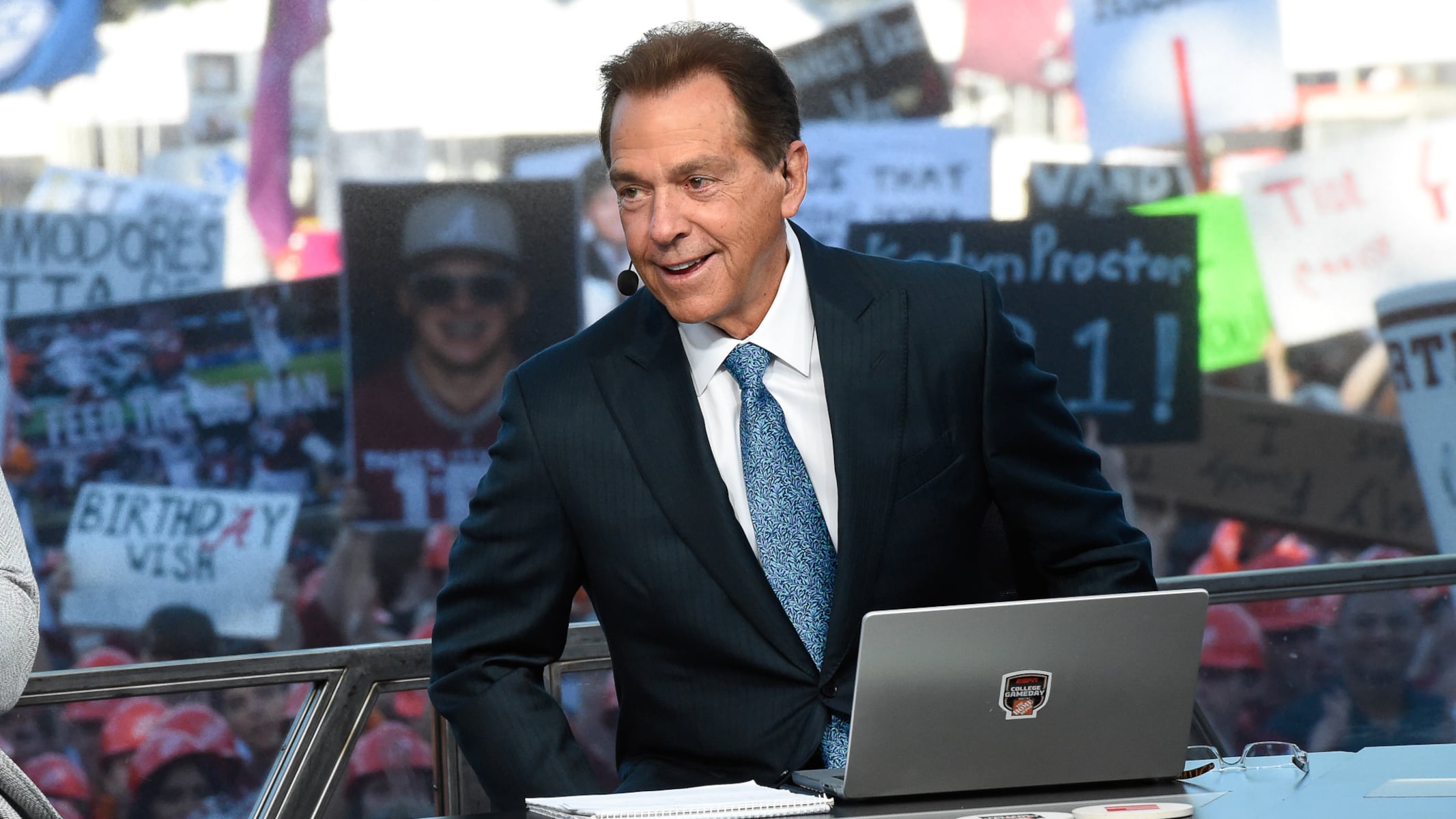 Here's Saban’s tips to Akron fan who will call plays