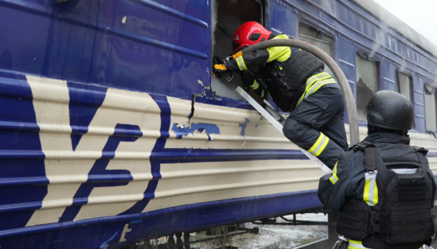 Russian forces strike railway facilities in Fastiv and Lutsk
