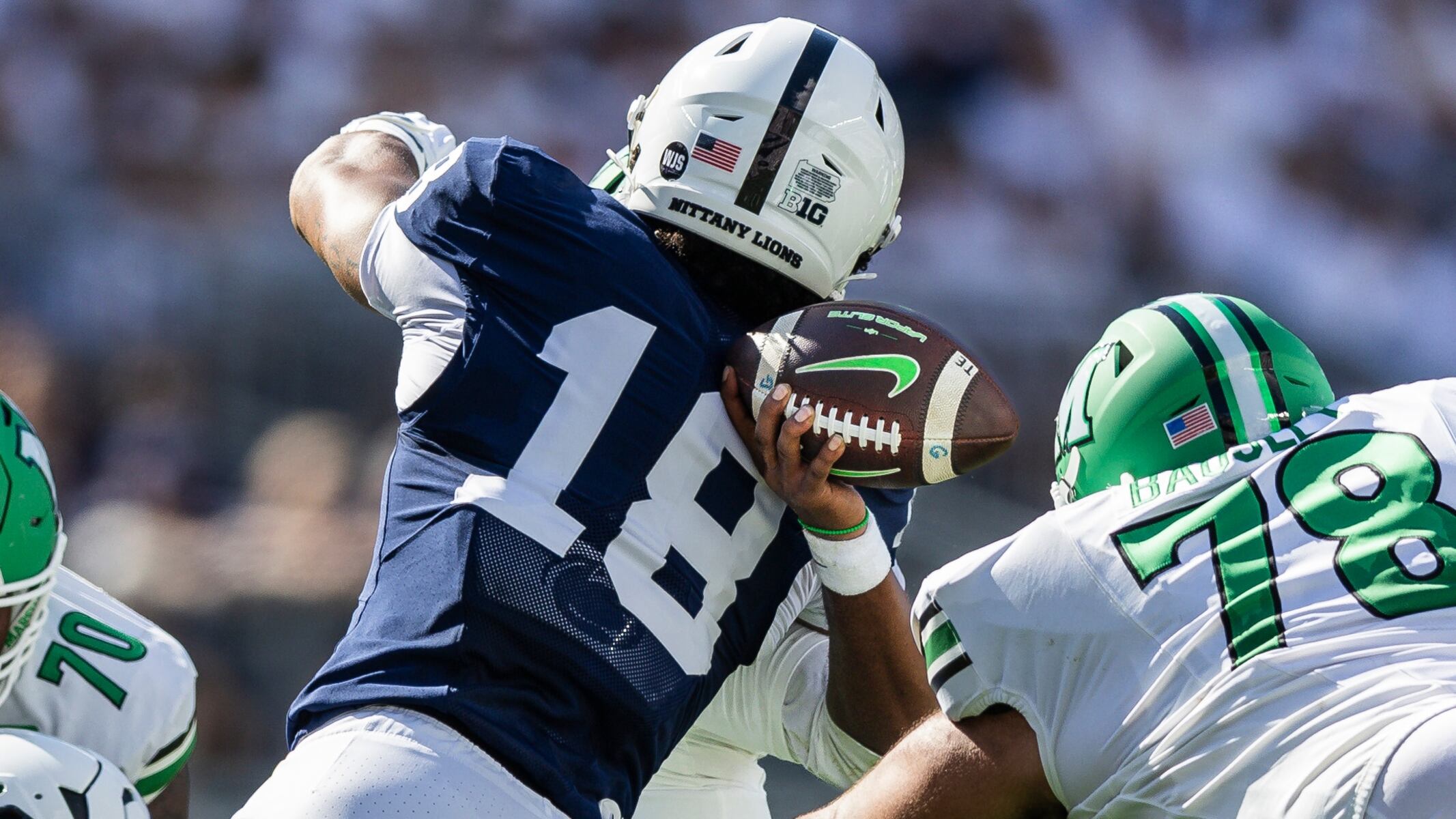PSU without promising young defensive end in Game 2