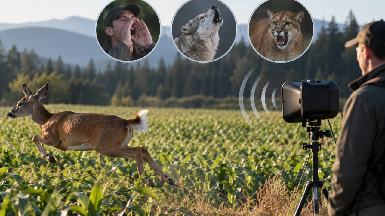 Deer fled human voices 64% of the time, then learned to ignore them