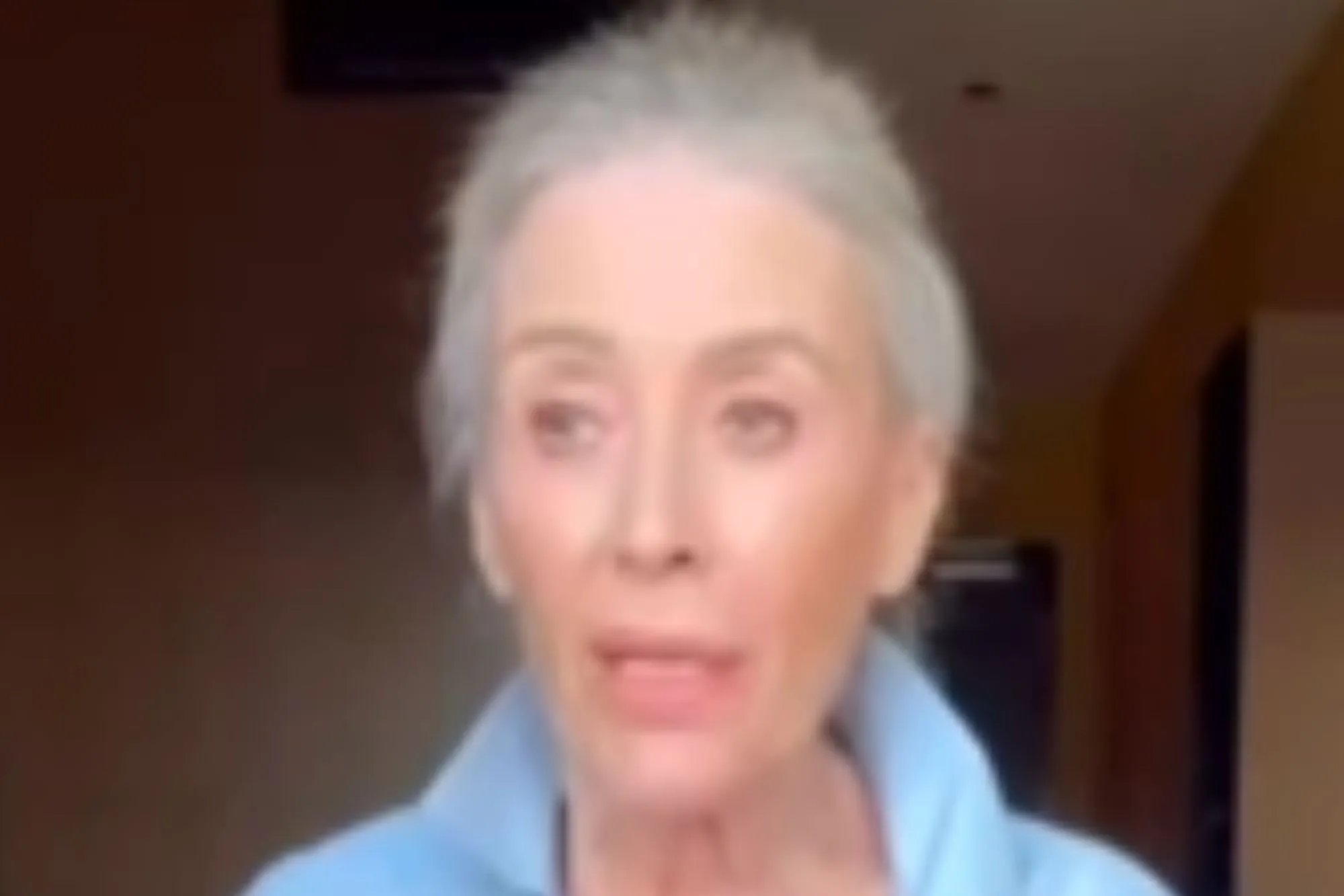 Angie Best reveals she’s back in hospital after suffering ‘setback’ following battle with cancer