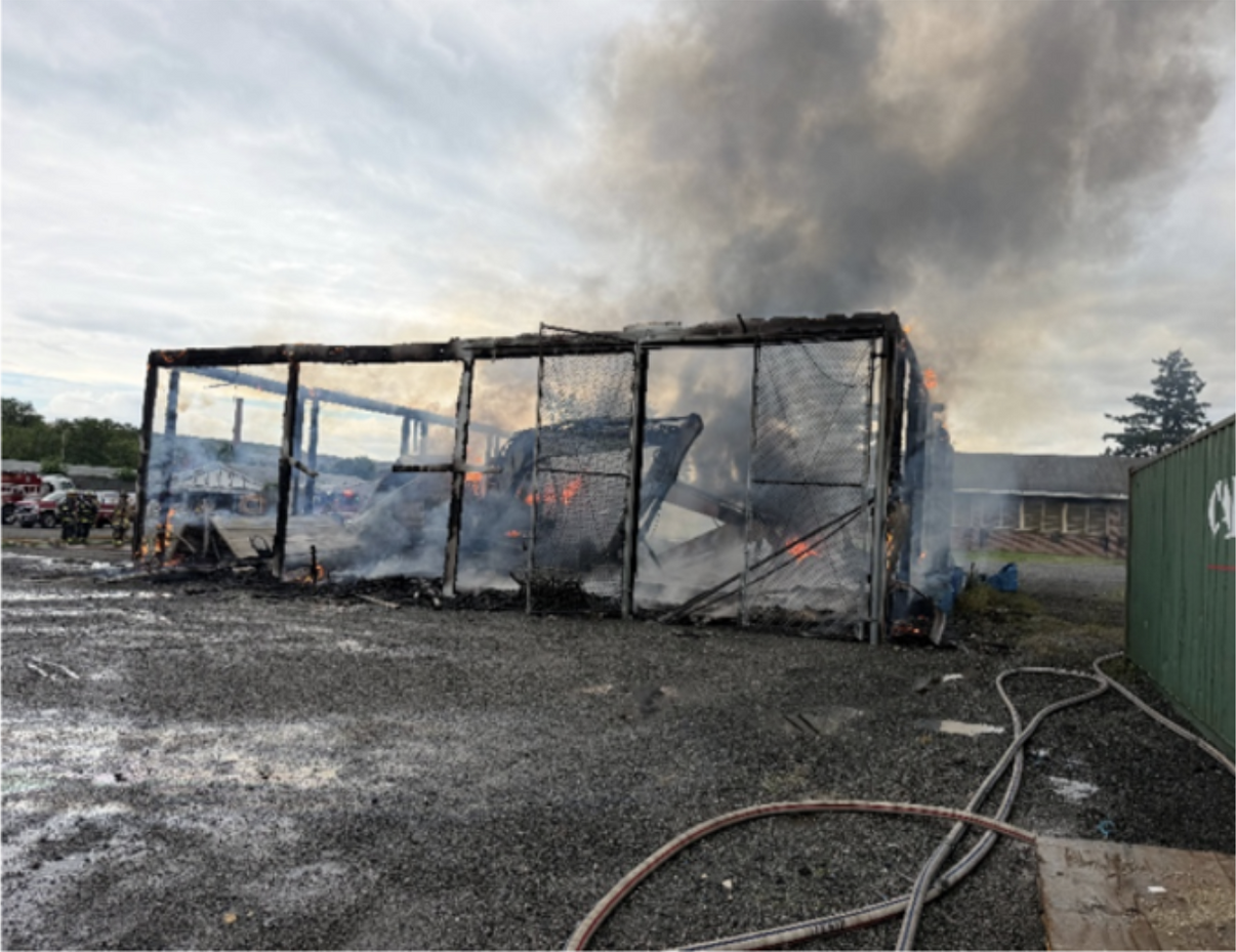 Police charge six in Fairfax County in connection to blaze at fire department training facility
