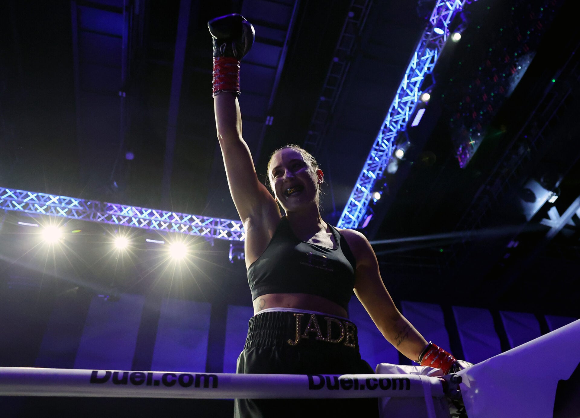 Jade Jones calls out MMA GOAT after stopping Power Slap’s biggest star to win Misfits title