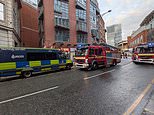 Teenager has 'potentially life-changing injuries' after an 'unknown substance' is thrown at him in Manchester: Man, 19, is arrested on suspicion of assault