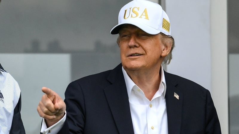 Trump visit is on par heading down the final fairway