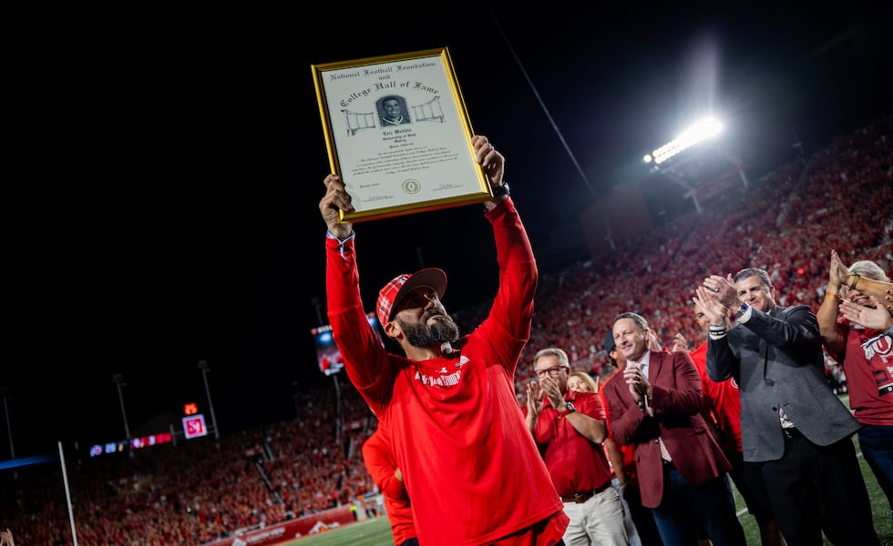 ‘Never in my wildest dreams would I think I’d be in this moment right now’: Eric Weddle gets enshrined in Utah’s Ring of Honor