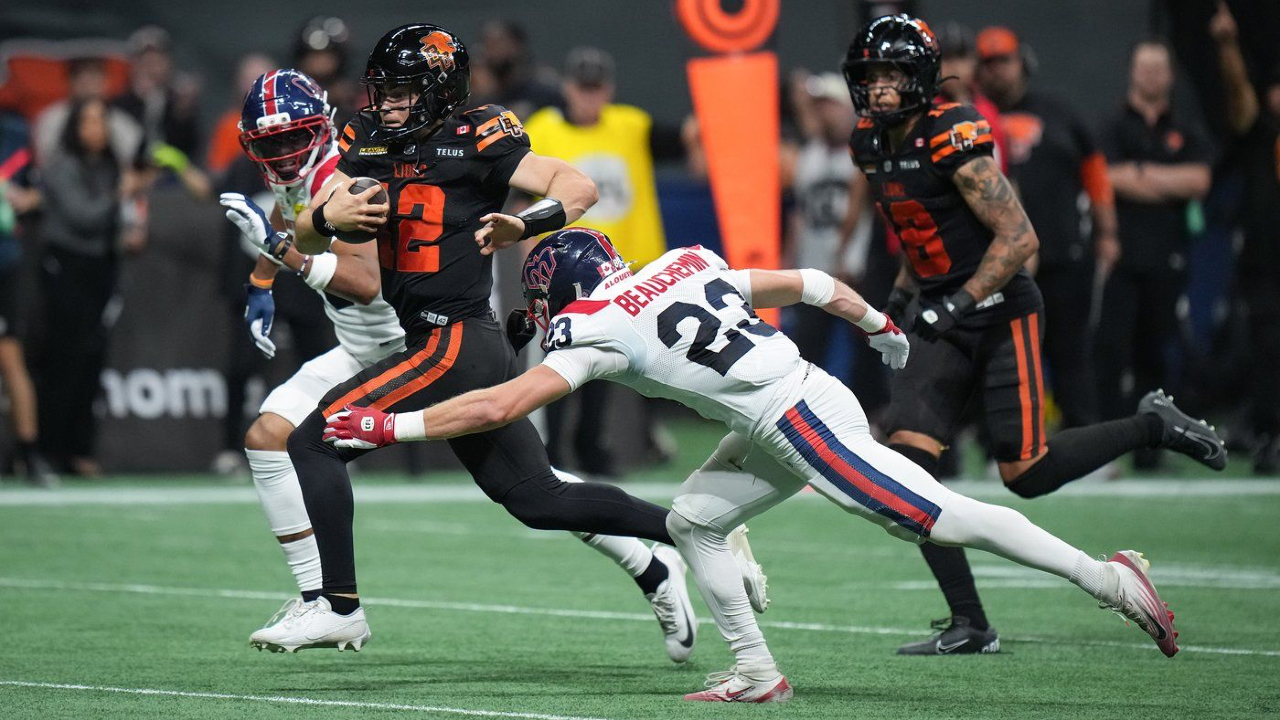 Horvath’s three TDs power Lions to victory over Alouettes