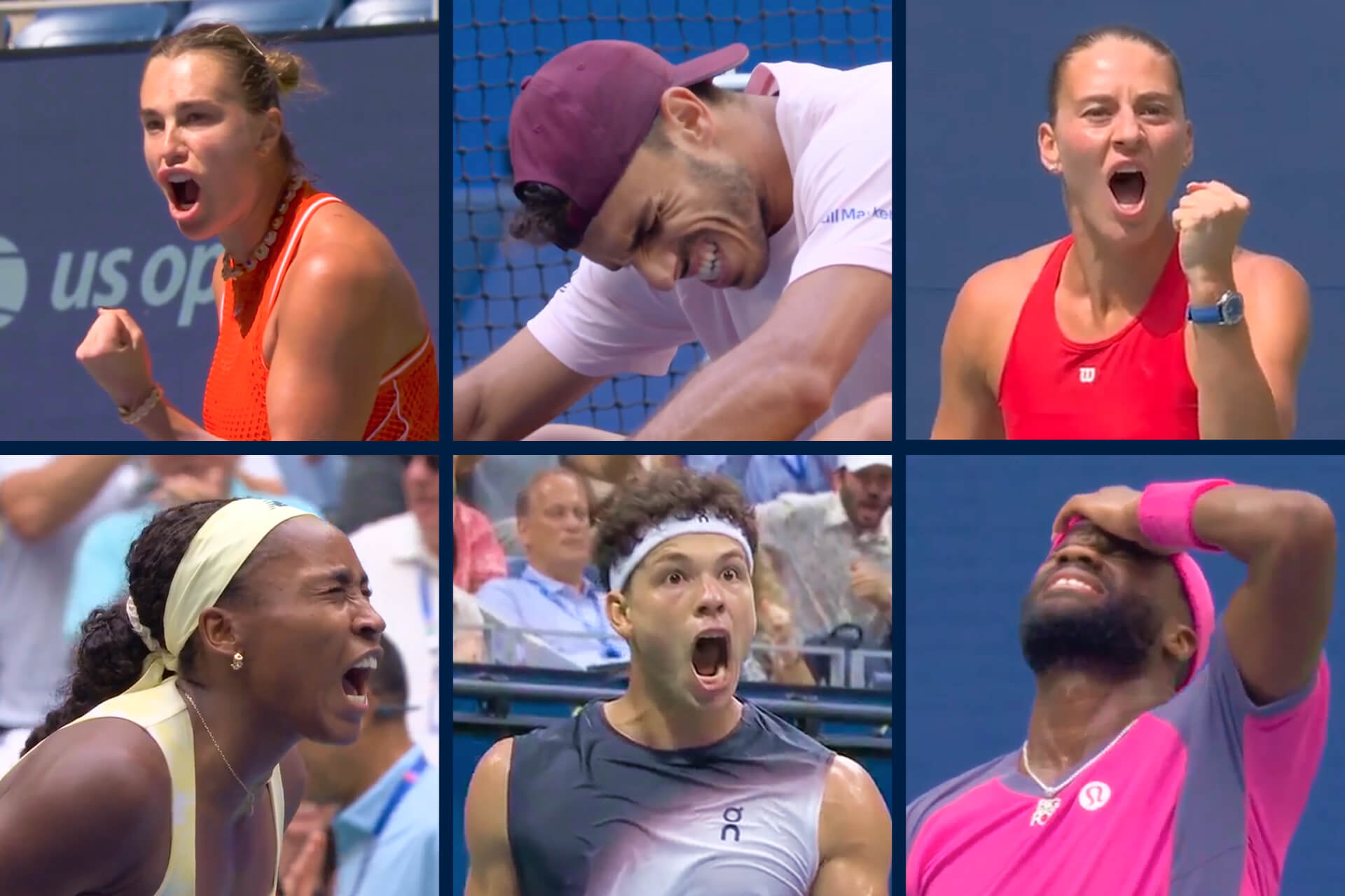 The emotional roller coaster of the U.S. Open, frame by frame