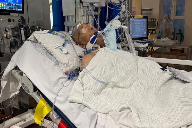 Dad given hours to live after pub roast dinner leaves him fighting for life