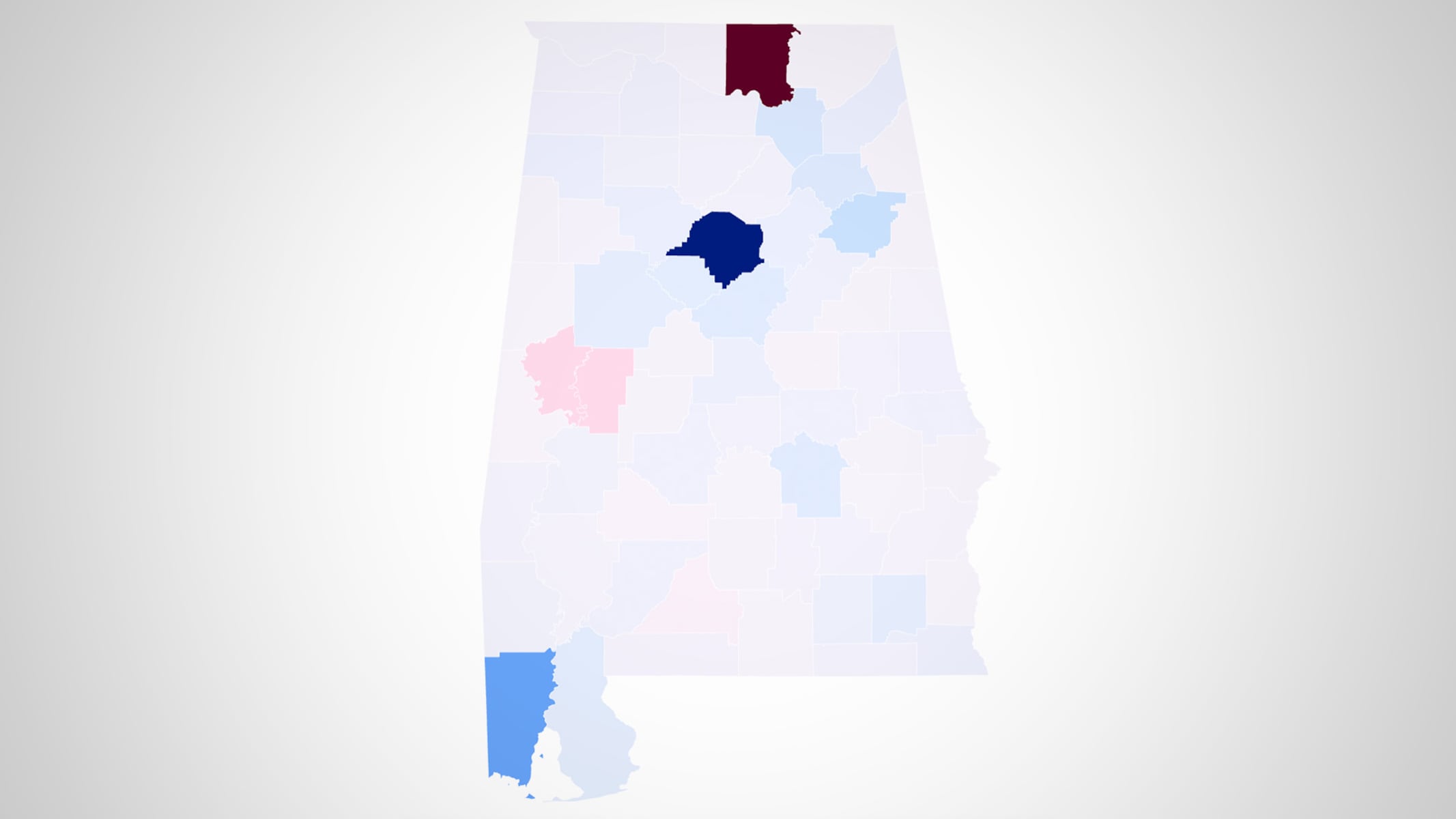 Fewer couples are getting divorced in Alabama, except in these counties