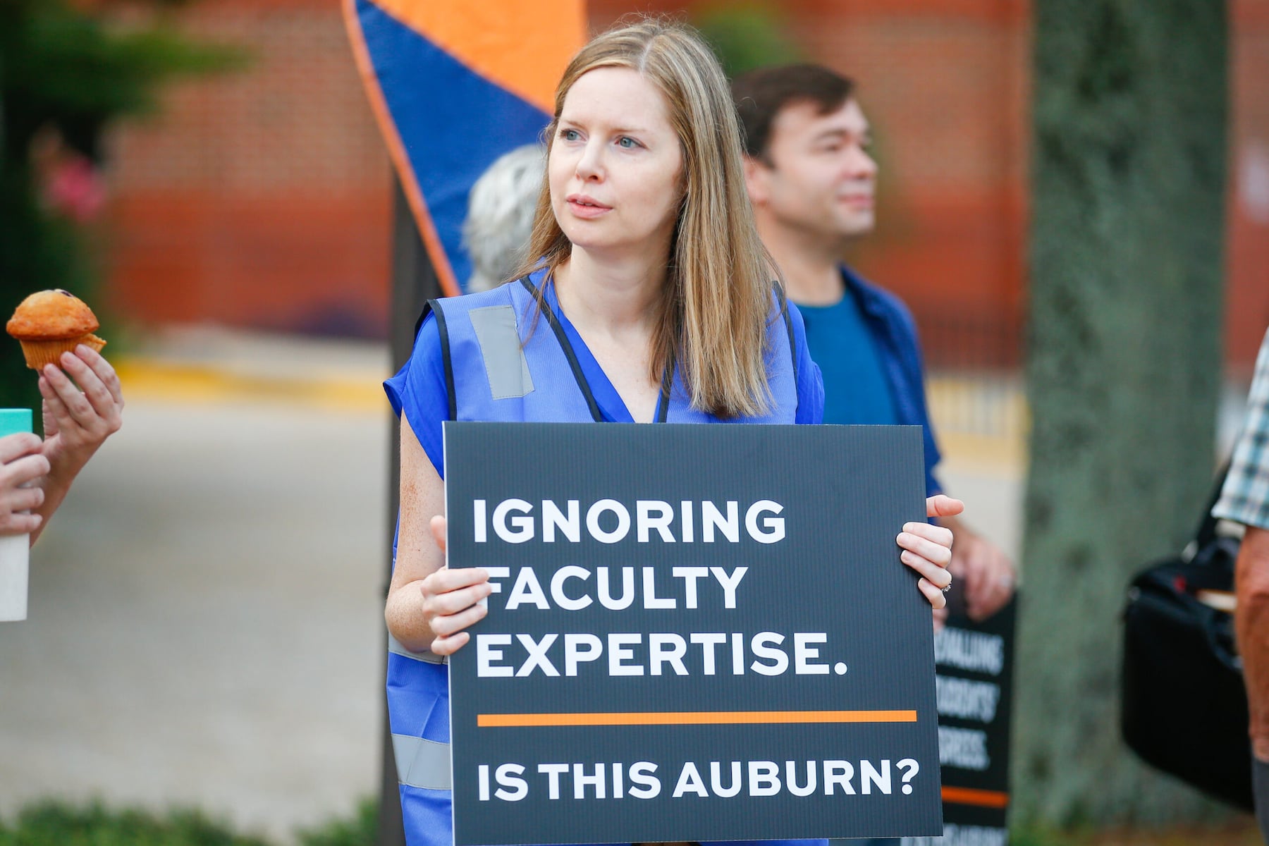 Protesters speak out against ‘climate of fear’ after Auburn dissolves faculty senate