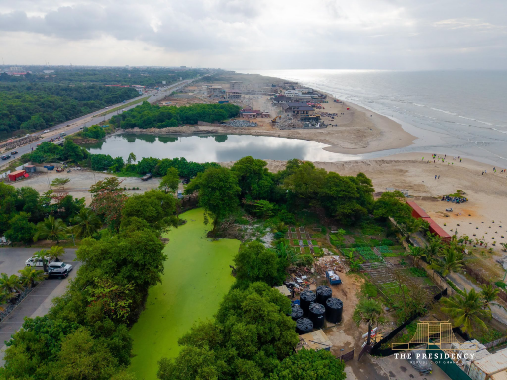 Chief of Staff directs ecological restoration of reclaimed Kpeshie Lagoon