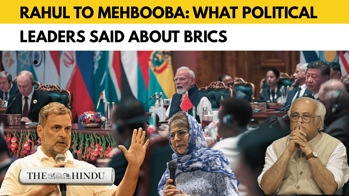 BRICS Summit sparks political debate over China, Gaza and vegetarian dinner