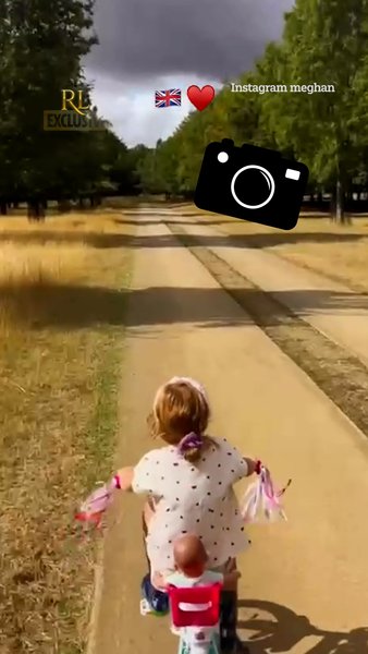 Meghan shares first clips of Harry, Archie and Lilibet in the UK