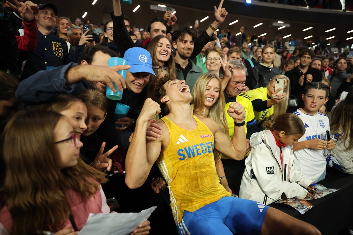 Photos of top track and field athletes chasing $150K prizes at the Ultimate Championship