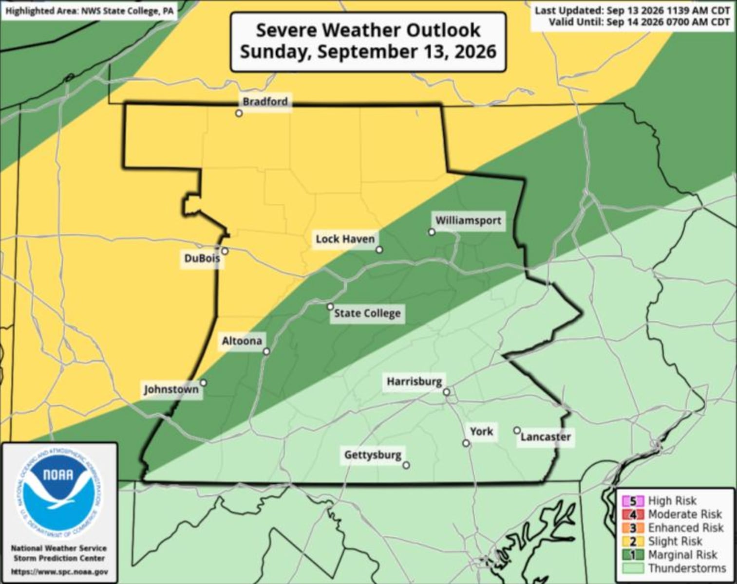 Central Pa. weather forecast: What’s in store this week?