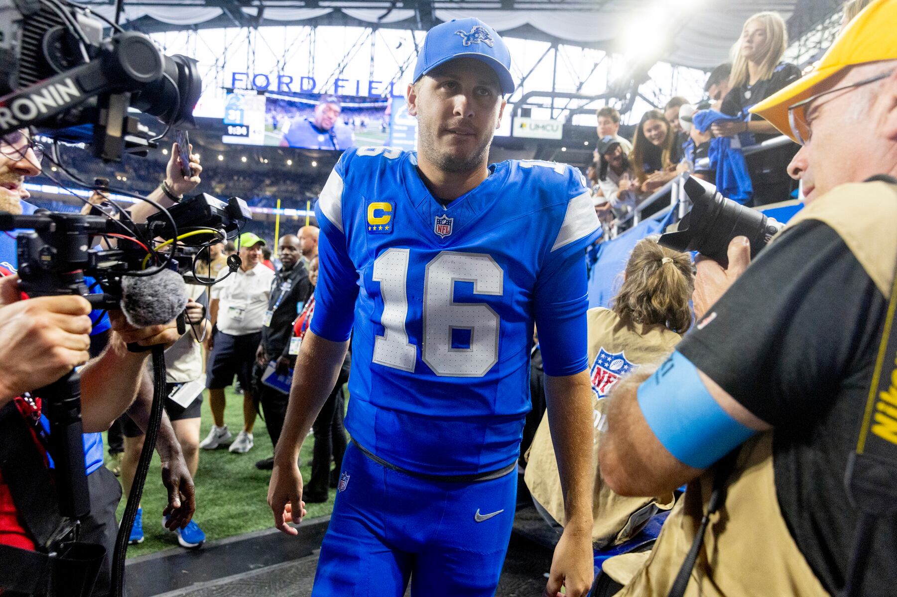 Overheard inside the Lions’ locker room: Football gods and 1 play better