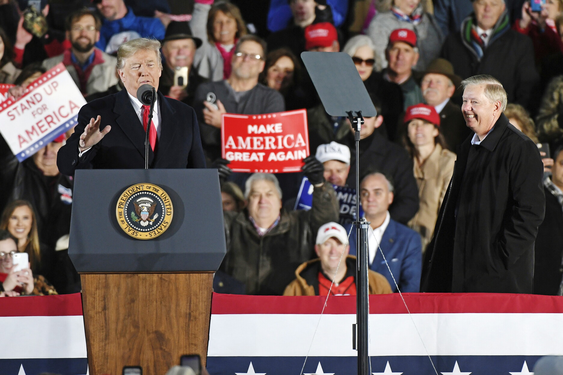 Trump Is Spending in Every Senate Battleground but One