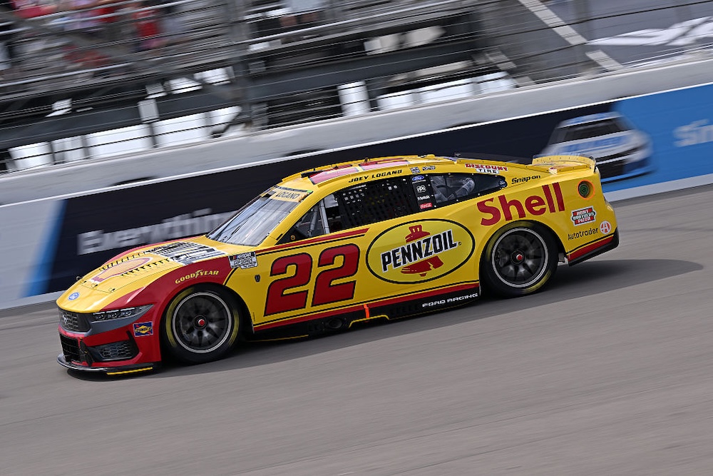 Logano settles for third after losing WWTR lead to Larson