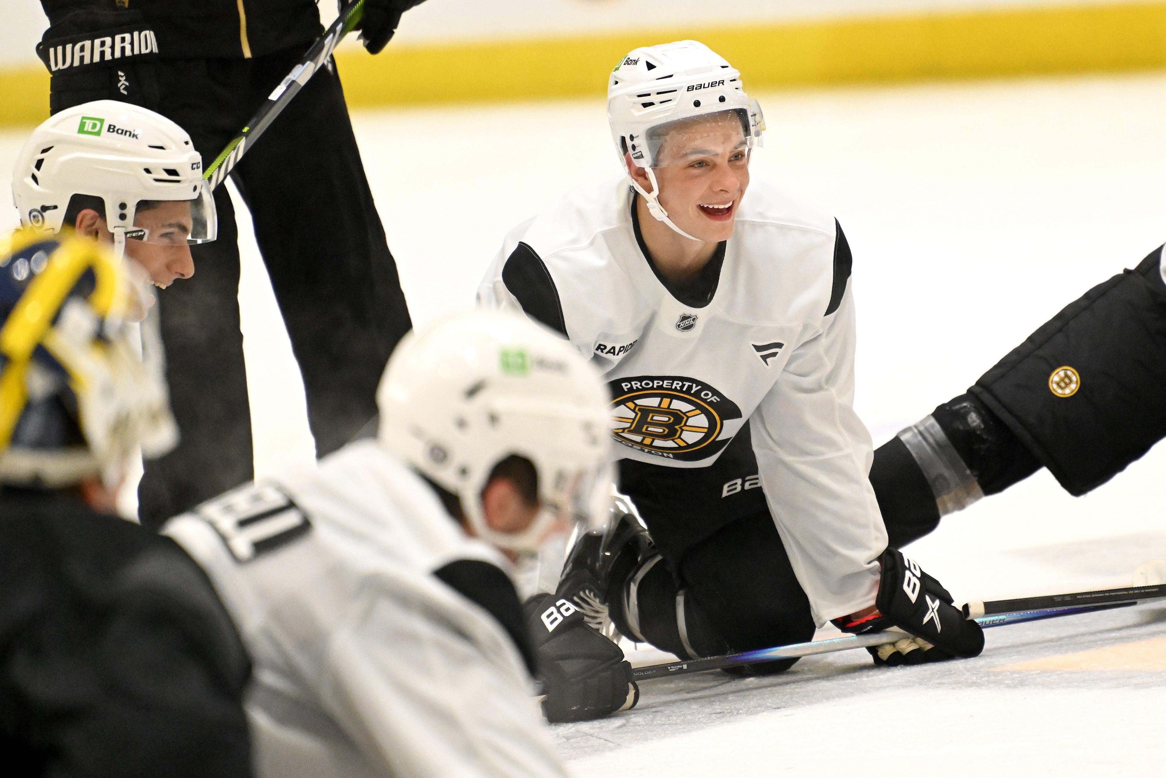 James Hagens is ready to make a push for a Bruins roster spot during camp