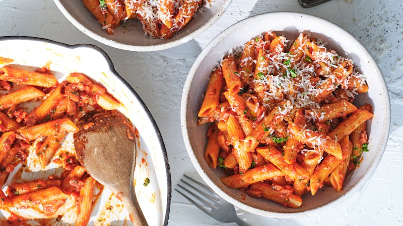 Adam Liaw’s easy bacon penne