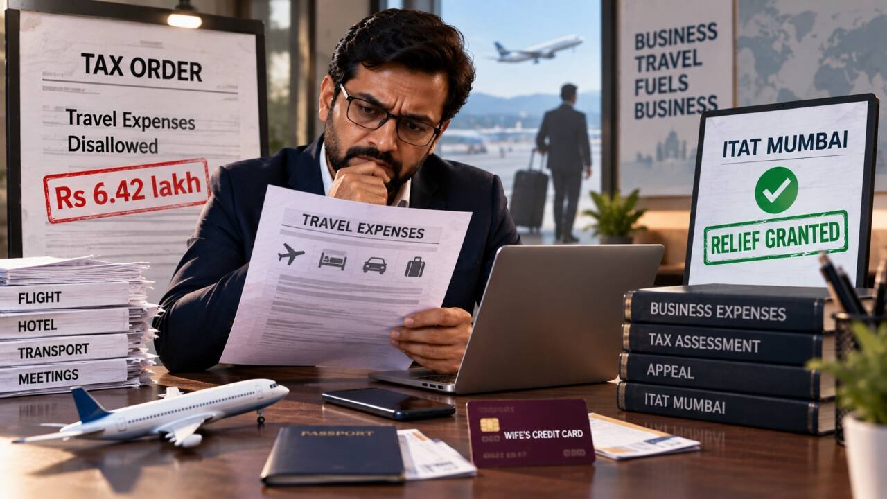 Rs 6.42L business travel paid via wife’s card, man gets tax notice; what ITAT said