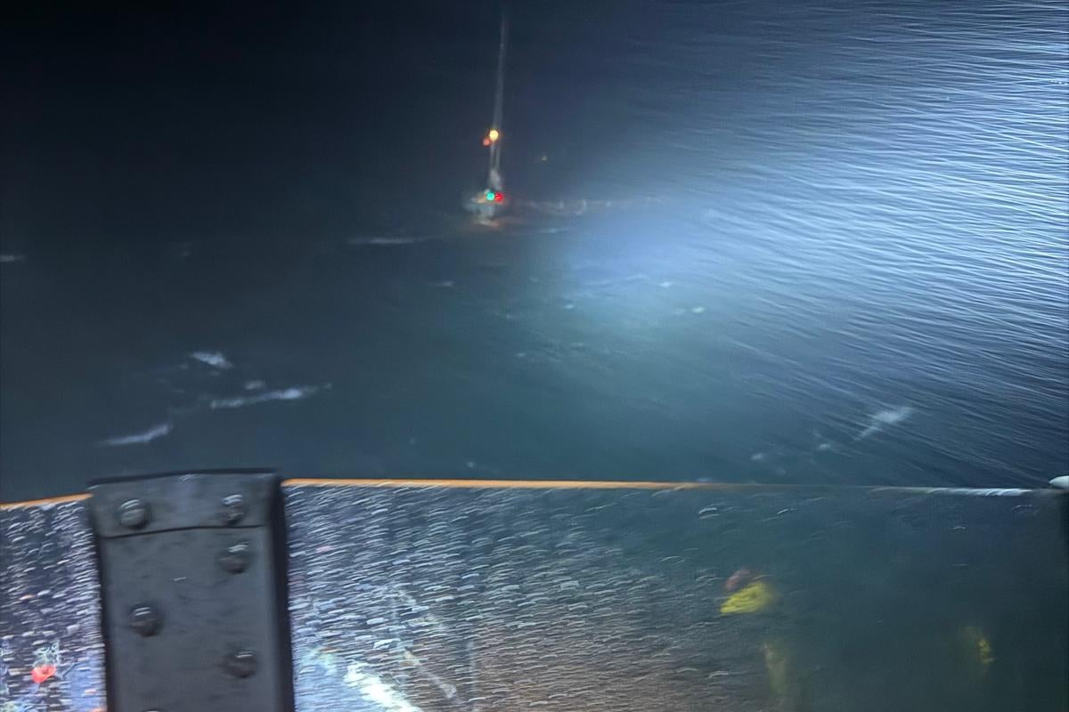 RNLI rescues six people after yacht collides with fish farm off coast of Scotland