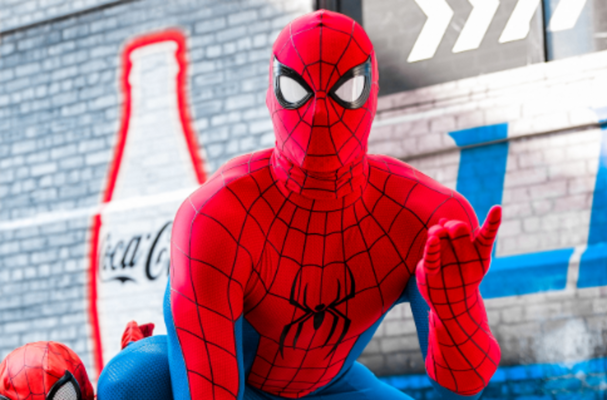 Detroit Lions star dresses as Spider-Man with son in epic gameday arrival as fans call it ‘cutest thing ever’
