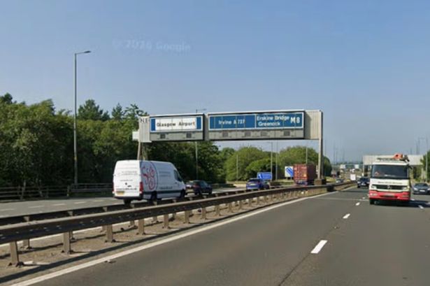 Pedestrian hit by car and killed on M8 near Paisley as motorway shuts for hours