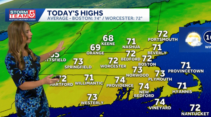 Video: Monday starts cool before midweek warmth