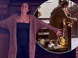 Stacey Solomon shows off 'the Home Alone hallway of my childhood dreams' and 'the biggest fireplace ever' as she gives fans a look inside her £2.5million Essex do-er upper
