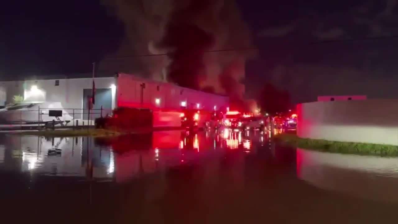 ‘Pile of scraps’ catches fire at Opa-Locka warehouse; no injuries reported