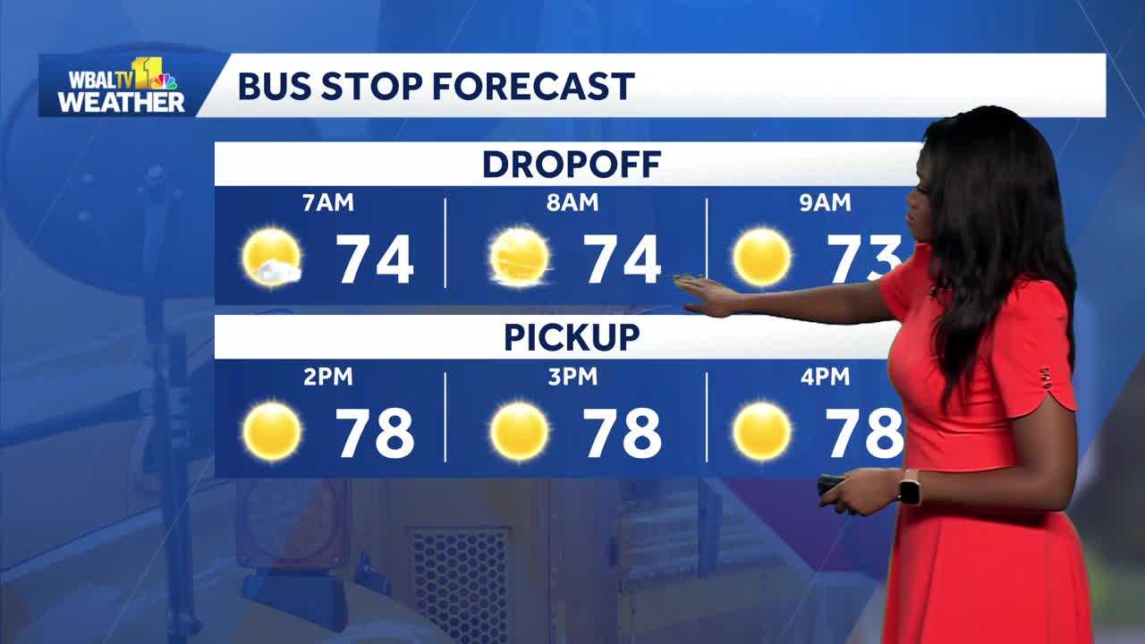 Pleasant start to the work and school week
