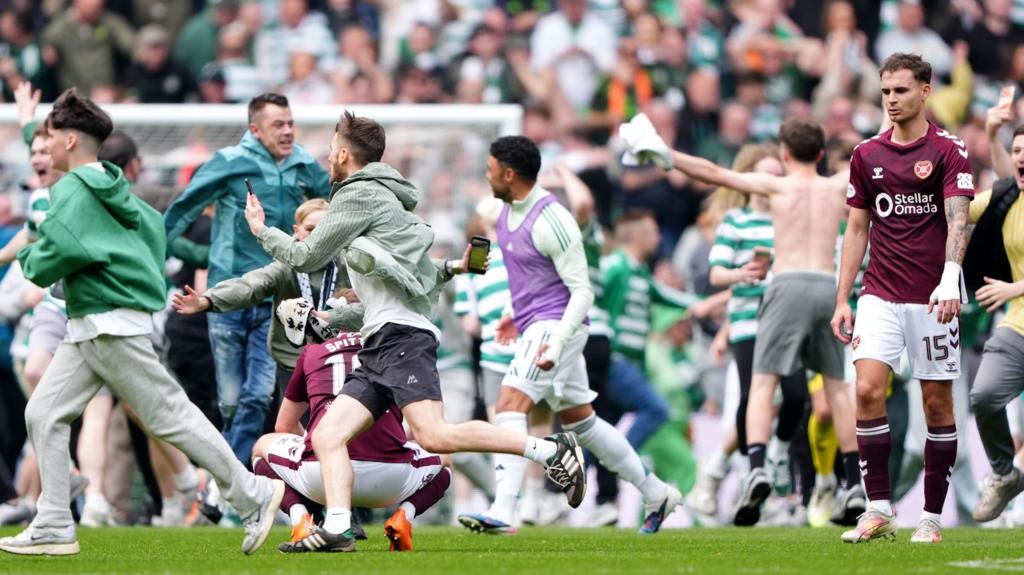 Man charged over assault at Celtic and Hearts title decider
