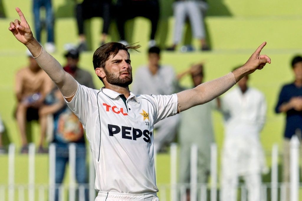 Shaheen Afridi takes three in an over in first domestic first-class game for seven years