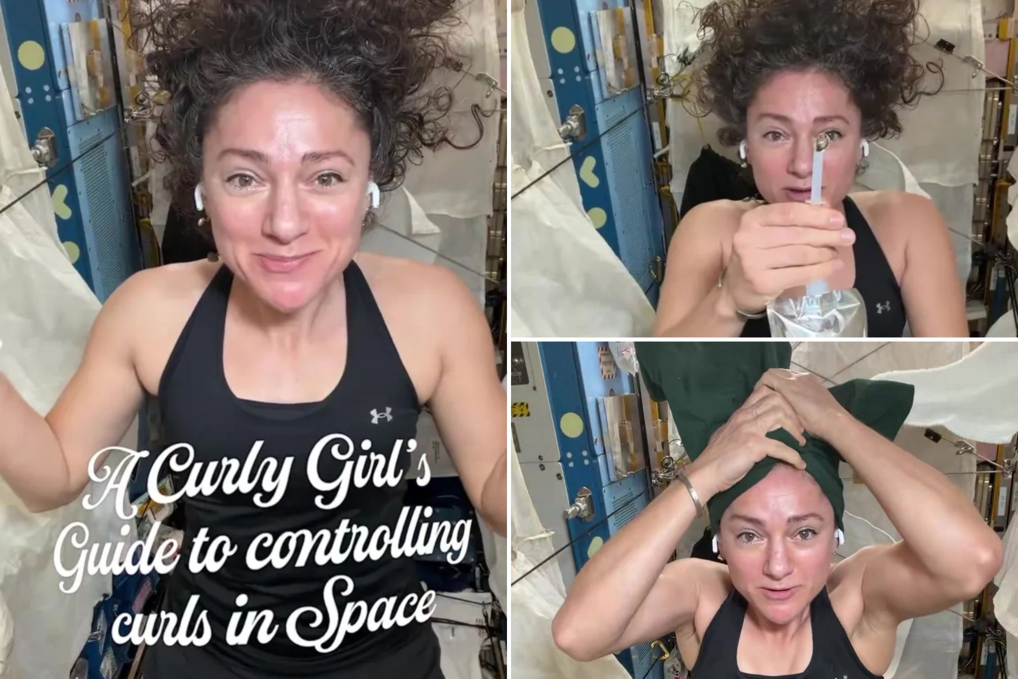 NASA astronaut reveals how she takes care of her curly hair while orbiting the Earth