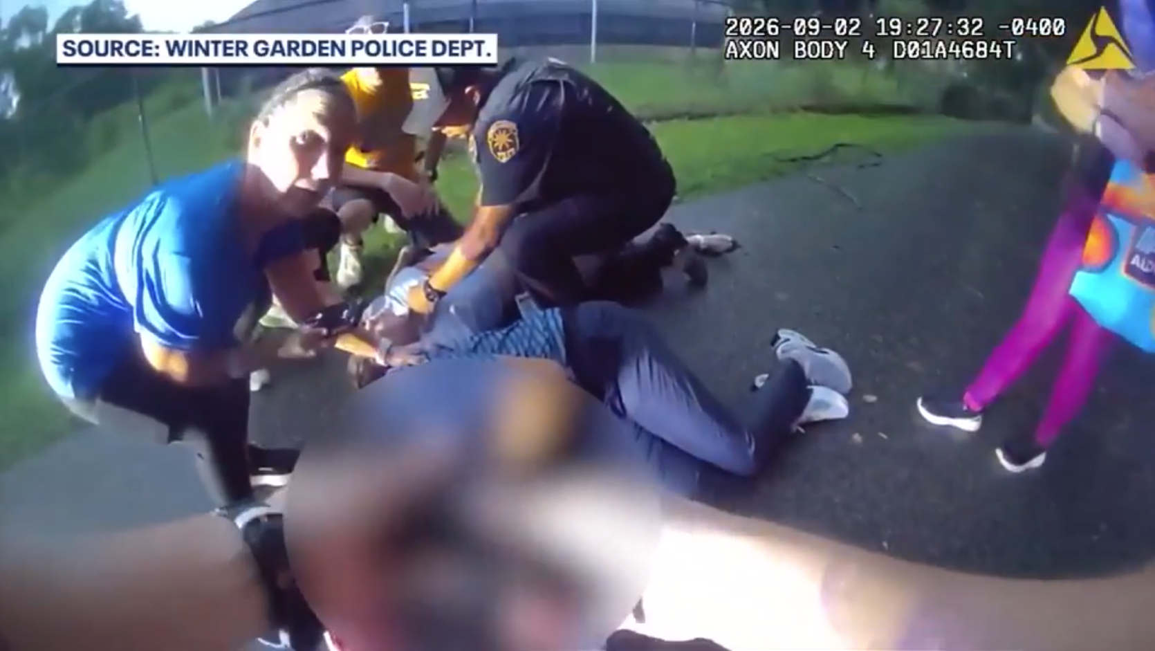 Bodycam video shows crews coming to the rescue of couple struck by lightning in Winter Garden
