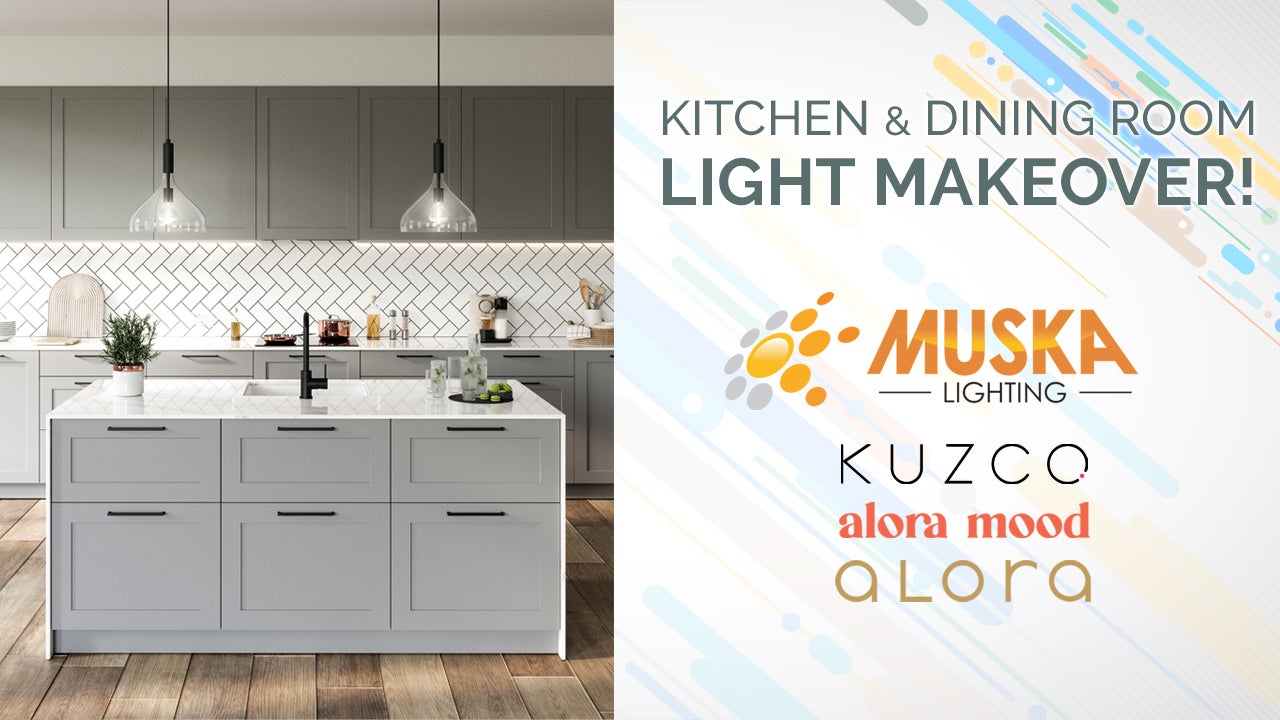 Kitchen & Dining Room Light Makeover