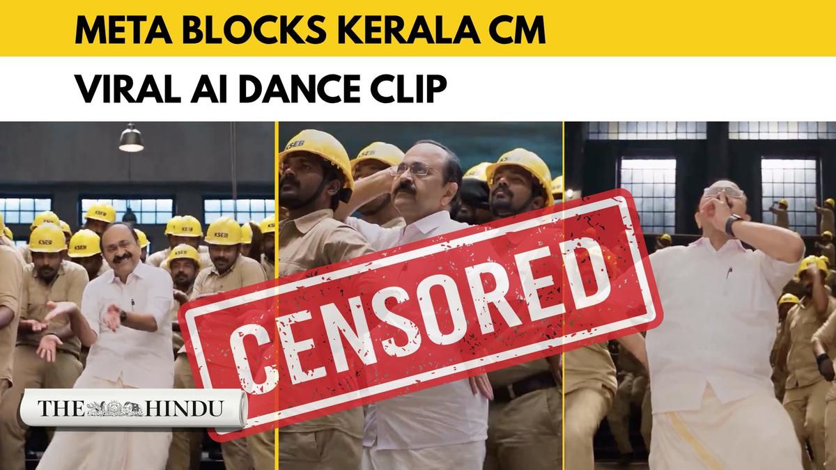 VD Satheesan AI dance video restricted by Meta in India after going viral