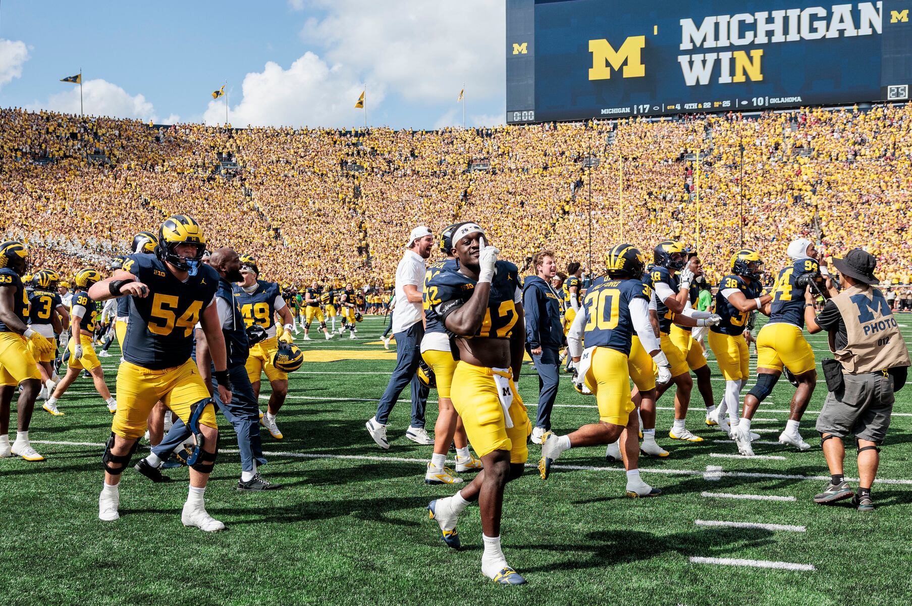 The two words that propelled Michigan to a win over Oklahoma