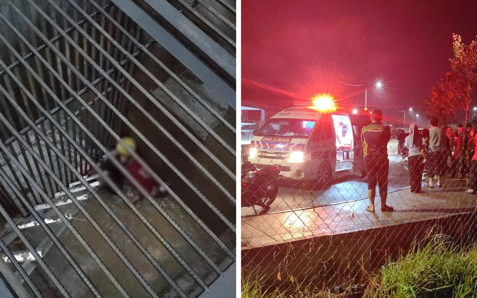2 budak maut selepas dipercayai jatuh longkang
