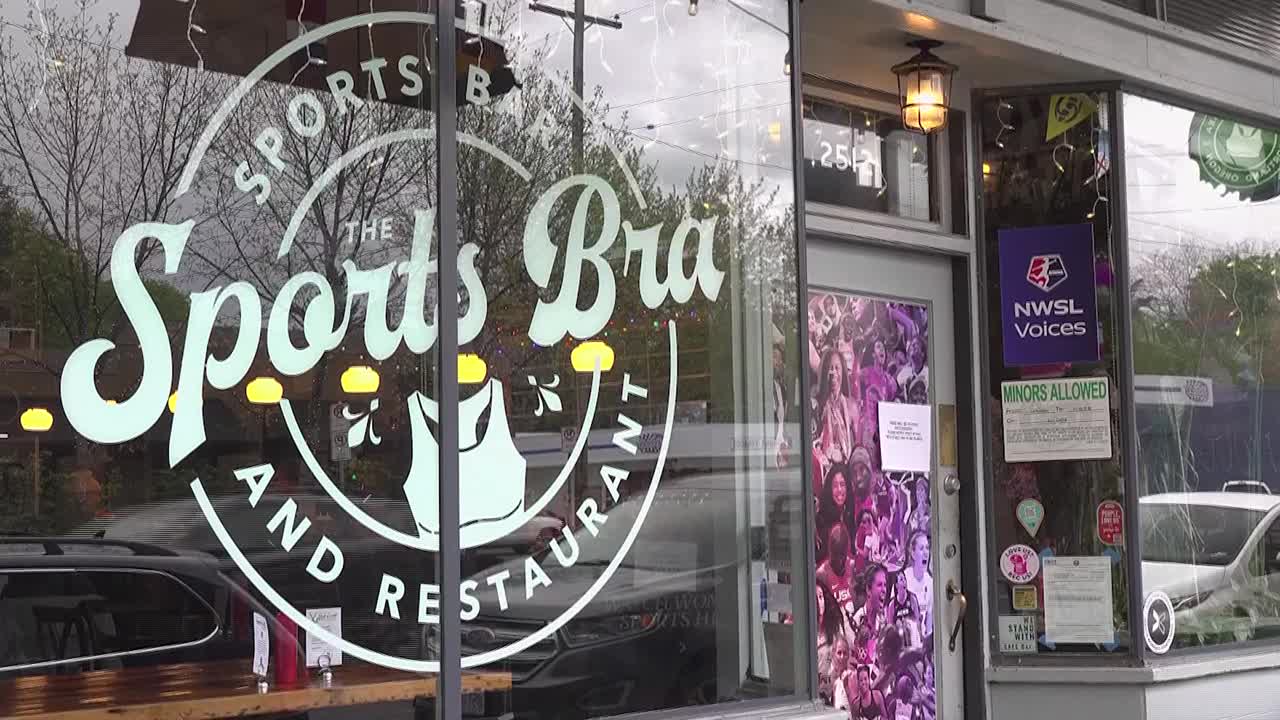 Protest outside The Sports Bra bar in Portland sparks clashes, police response