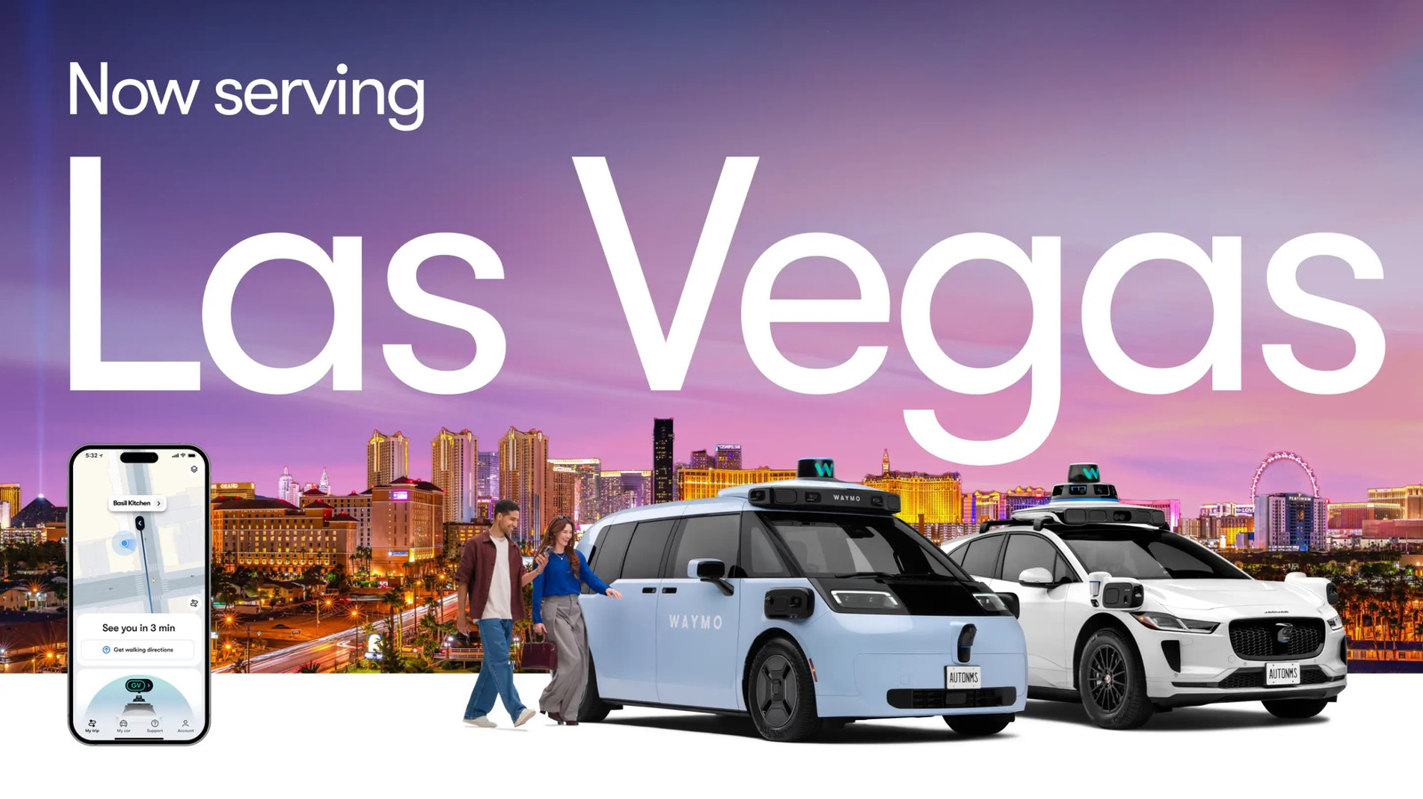 Waymo's robotaxis are now available in Las Vegas