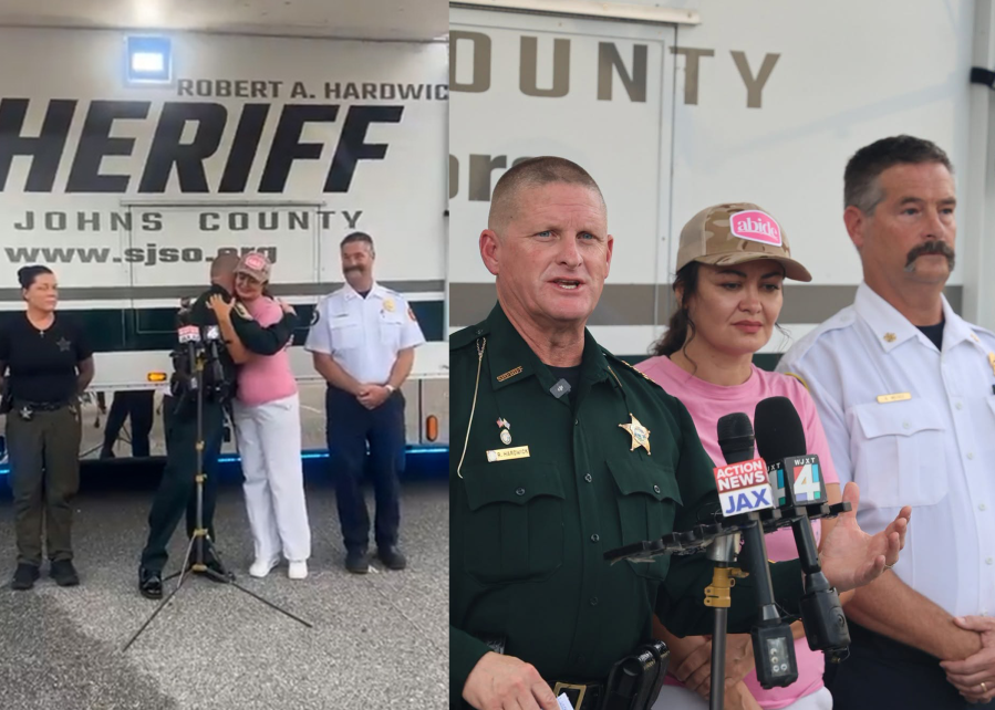 WATCH: Mother of missing Florida teen learns he was found safe during news conference