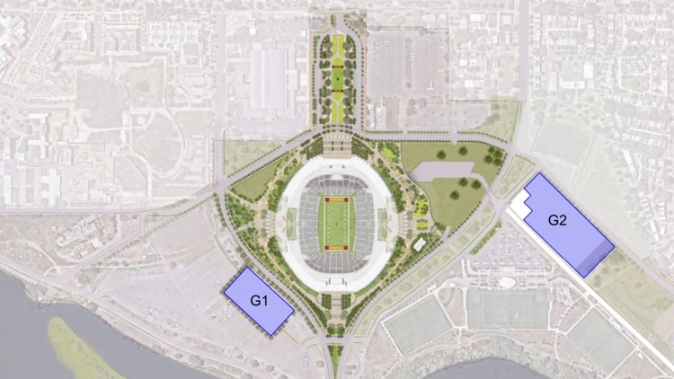Take a look at the new proposed RFK stadium parking garages in DC