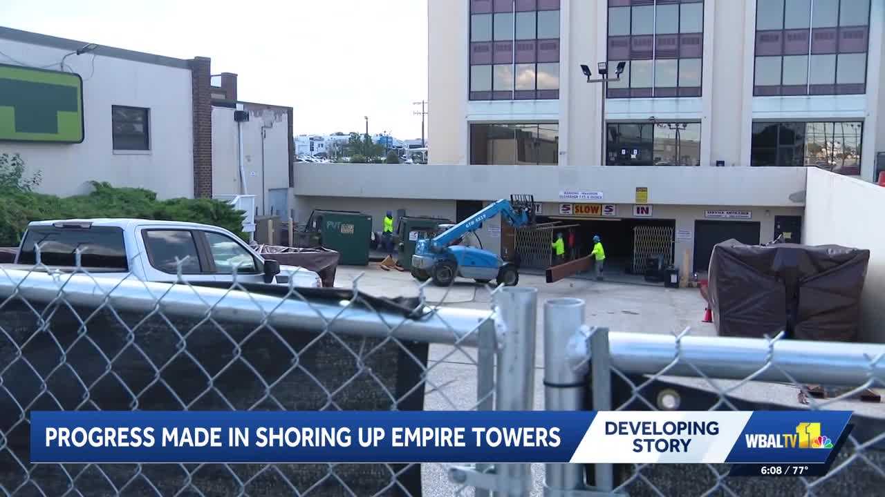 Empire Towers phase 2 repairs continue, cars to be removed