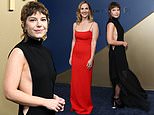 Slow Horses stars Aimee-Ffion Edwards and Ruth Bradley look glam as they lead the British and Irish arrivals at the Emmy Awards after their show received nine nominations