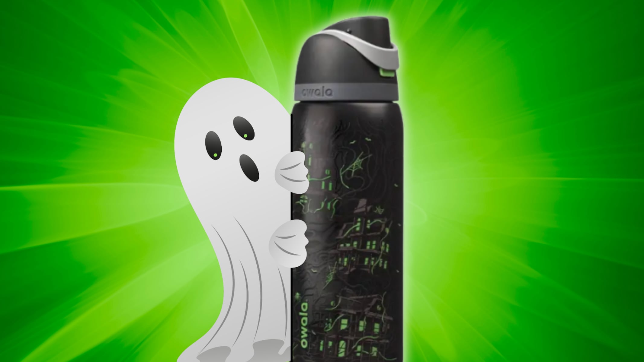 Another Owala Halloween FreeSip water bottle is launching — and it glows in the dark
