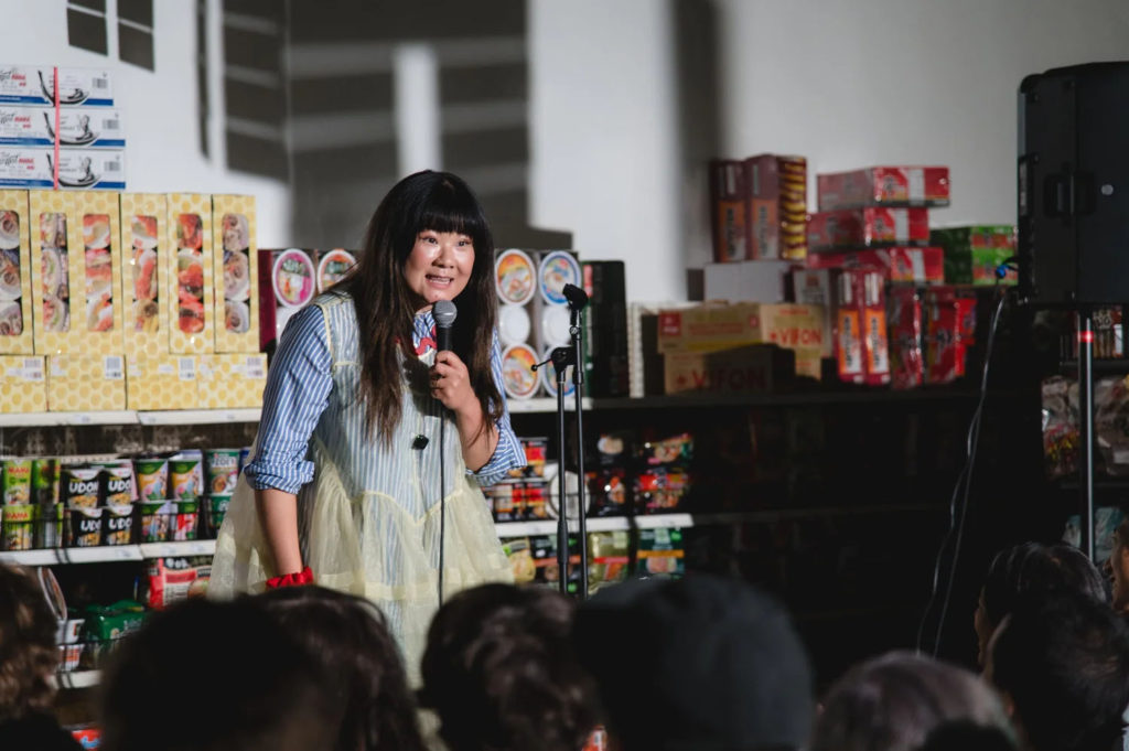 Comedian Jenny Yang takes act to stages inside immigrant grocery stores